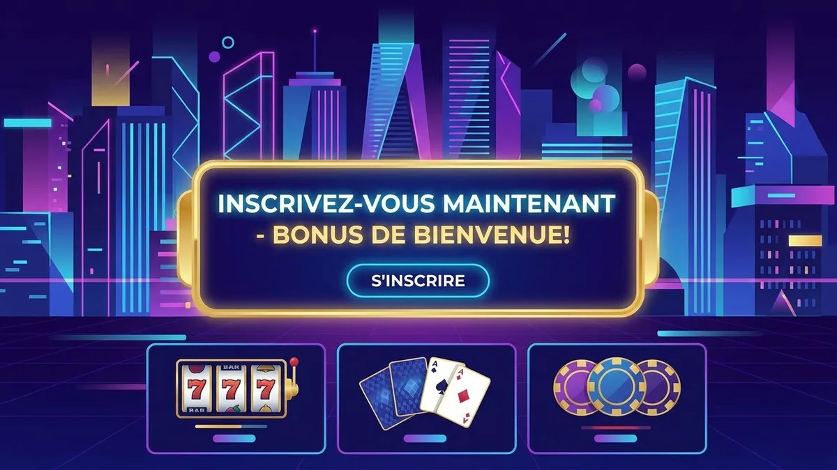 Inscription avec bonus